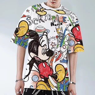 เสื้อยืดพิมพ์ลายมิกกี้เวอร์ชั่นเกาหลี--NY