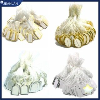 Jeanlan ป้ายราคา เครื่องประดับ สีทอง เงิน 100 ชิ้น