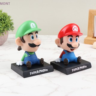 [MONT] โมเดลฟิกเกอร์ การ์ตูนอนิเมะ Bros Luigi เหมาะกับของขวัญคริสต์มาส ของเล่นสําหรับเด็ก