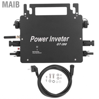 Maib Grid Tie Micro Inverter High Efficiency WiFi Control Solar Power 2 Installation Method EU Plug 230V DC To AC 300W for