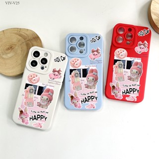 VIVO V25 V25E V23 V23E V20 T1X Pro 5G เคสวีโว่ สำหรับ Melody เคส เคสโทรศัพท์