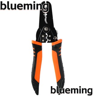 Blueming2 เครื่องตัดสายไฟ สีดํา ส้ม 7 นิ้ว 4-in-1 สําหรับปอกสายไฟ
