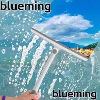 Blueming2 เครื่องมือเช็ดทําความสะอาดกระจก รูปตัว T หมุนได้ ทนทาน สีเทา