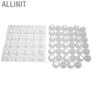 Allinit Geriop Transparent Eggshell Sturdy Reusable Prevent Leakage Plastic