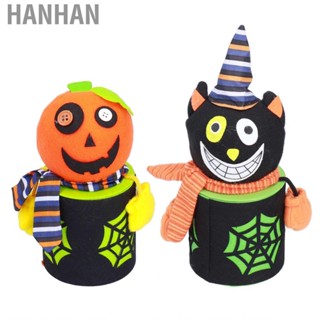 Hanhan Halloween Buckets Tote Bag Trick Or Treat Bags For Supplies CT