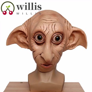 Willis Dobby Elfin หน้ากากสัตว์ สไตล์ฮาโลวีน ปาร์ตี้ เครื่องแต่งกาย อะนิเมะ หน้ากากยาง คอสเพลย์ หน้ากาก