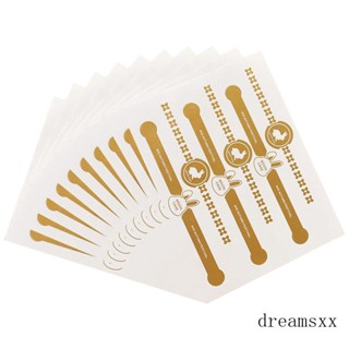 Dream สติกเกอร์ฉลาก ลายกระต่าย สีทอง สําหรับตกแต่งถุงขนม คุกกี้ 10 ชิ้น