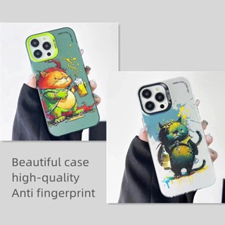 เคสโทรศัพท์มือถือ เรืองแสง กันรอยนิ้วมือ ลายแมวอ้วน สีเงิน สําหรับ VIVO X80 Pro X90 Pro IQOO NEO 5 5S IQOO NEO 6 IQOO NEO 7 IQOO NEO 8