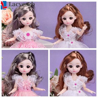 Lacyeszb ตุ๊กตาเจ้าหญิง BJD ข้อต่อถอดได้ 25 ซม. 25 ซม. หลากสี ของขวัญวันเกิด DIY