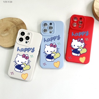 VIVO Y20 Y20i Y20S G Y12S Y12A Y17 Y15 Y12 Y16 Y19 Y91 Y95 Y91C Y1S 2021 เคสวีโว่ สำหรับ Kitty Cat  เคส เคสโทรศัพท์