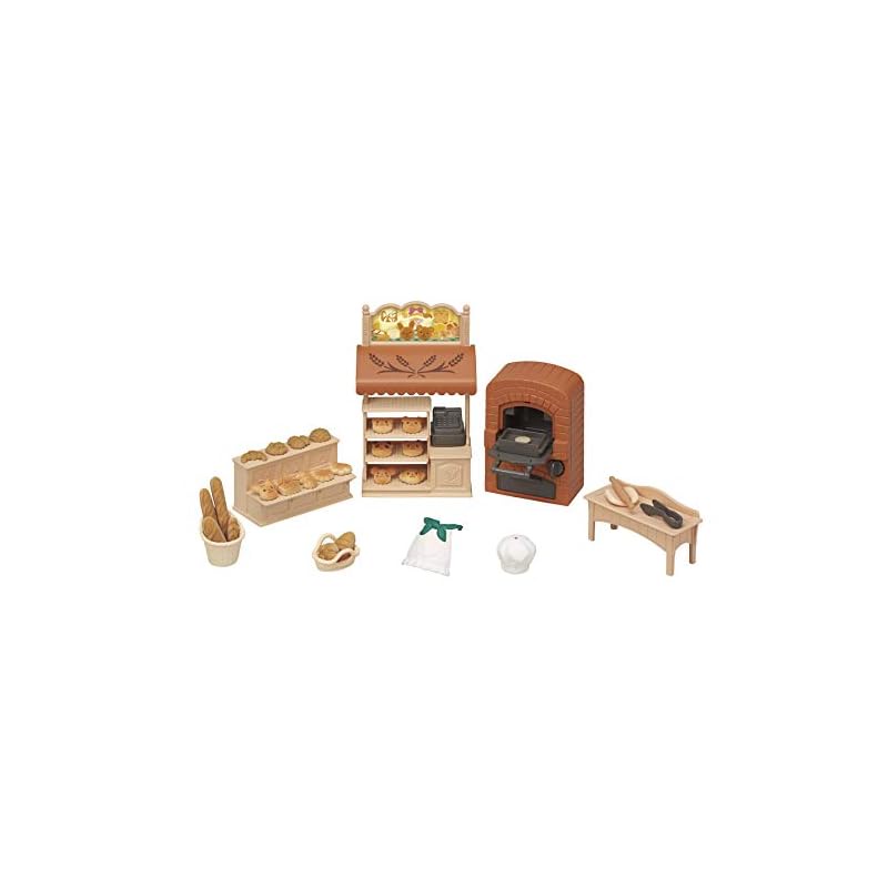 ส่งตรงจากญี่ปุ่น Epoch Sylvanian Families Omiseya-San Furniture Set [เตาอบ! My First Bakery Set] M-8