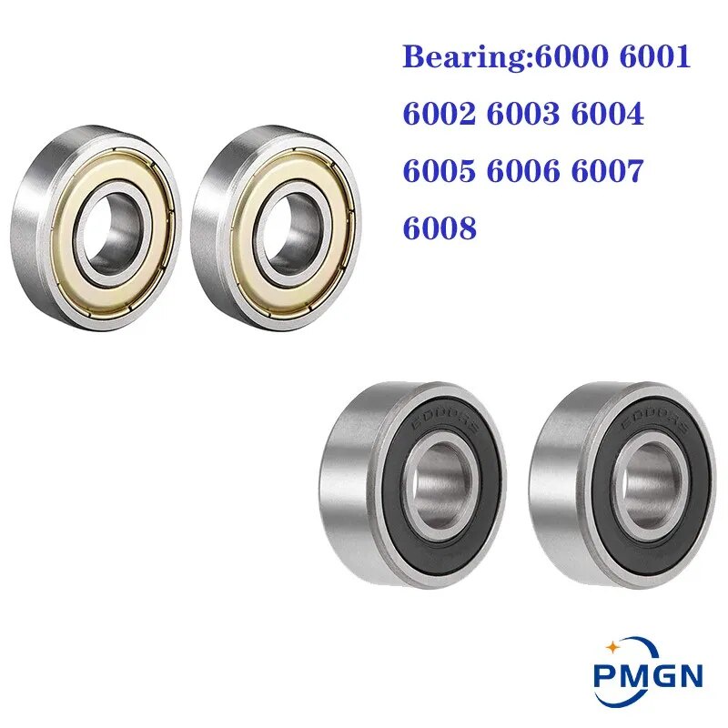 2pcs/packed Bearing 6000 6001 6002 6003 6004 6005 6006 6007 6008 Rs 2rs Zz 2z  High Quality Deep Gro