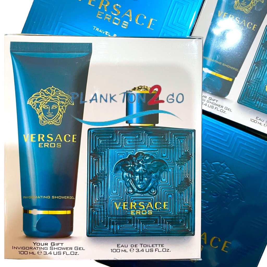 น้ำหอม Versace Eros Homme EDT 30ml,  30mlx2 DUOป้ายคิง ปี 21 , 100ml Tester