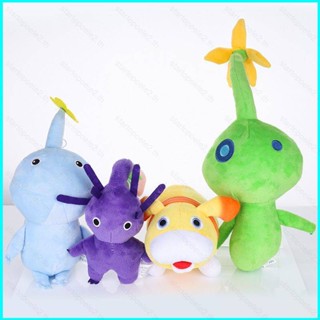 ตุ๊กตายัดนุ่น Pikmin 4 All Star Ice Pikmin สีเขียว สีม่วง สีฟ้า สําหรับเด็ก