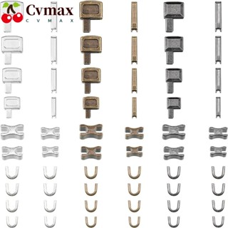 Cvmax หมุดสไลด์ซิป โลหะ 3 สี แบบเปลี่ยน สําหรับซ่อมแซมเสื้อผ้า ขนาด 3 5 8 10