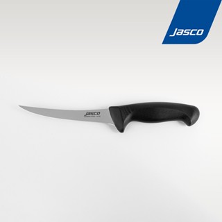 Jasco มีดเลาะกระดูก แบบโค้ง ด้ามดำ Curved boning knife #KNA-0406BK