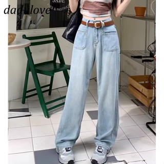 DaDulove💕 New American Ins High Street Retro Jeans Niche High Waist Loose Wide Leg Pants plus Size Trousers