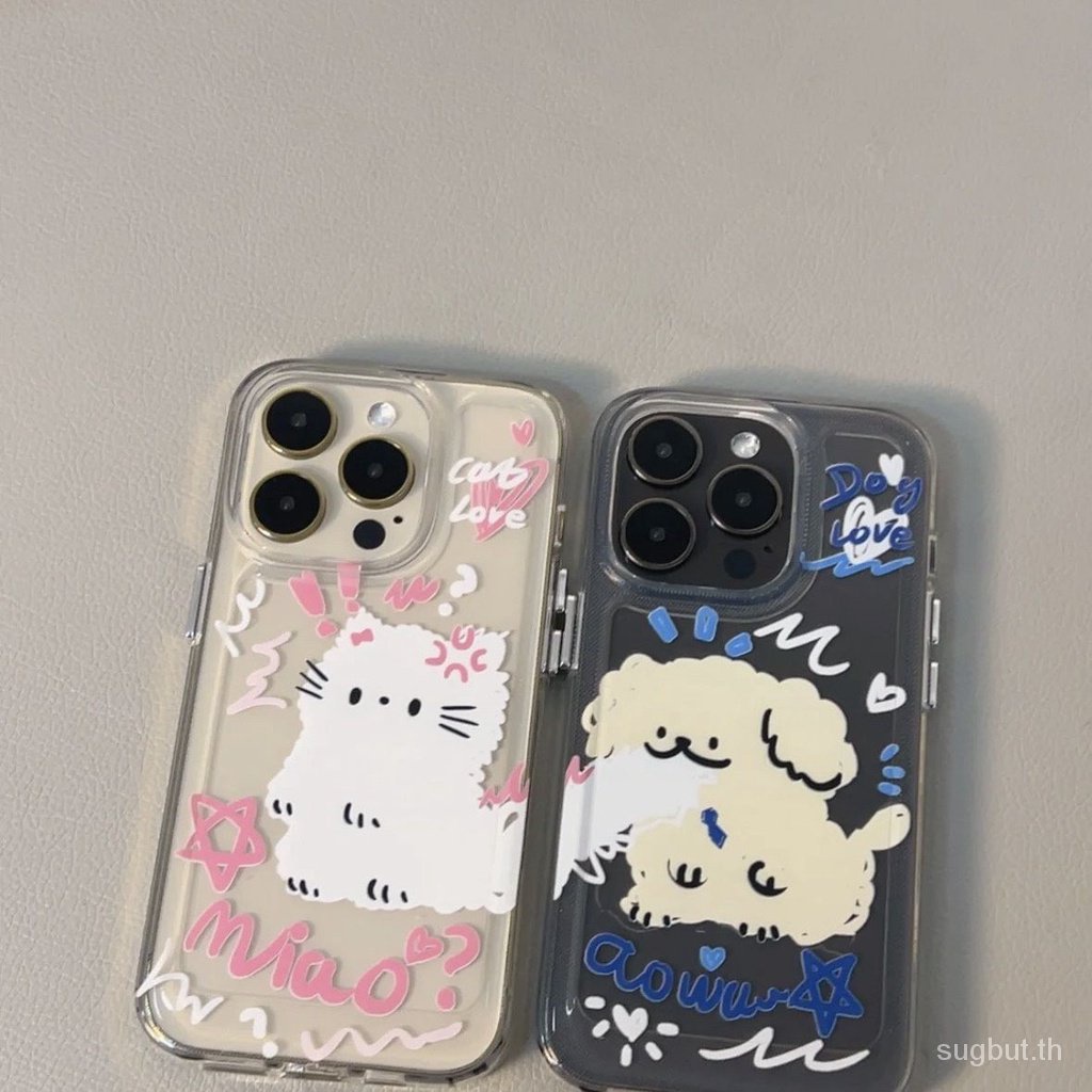 เคสโทรศัพท์มือถือแบบใส กันกระแทก ลายลูกแมว สําหรับ iPhone 7 8 plus 15promax 11 12 13 14 15 pro max 11promax 13promax 14promax xr xsmax 14plus