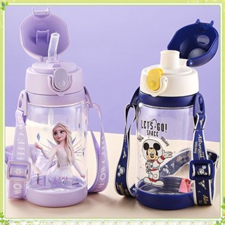 ✨✨youngtime 520ml Disney Space Cup Childrem&amp;#39;s Straw Cup Bpa Free ป้องกันการรั่วมิกกี้น่ารักสตรอเบอร์รี่หมี Elsa ขวดน้ำถ้วยกีฬาแบบพกพากลางแจ้ง youngtime✨✨