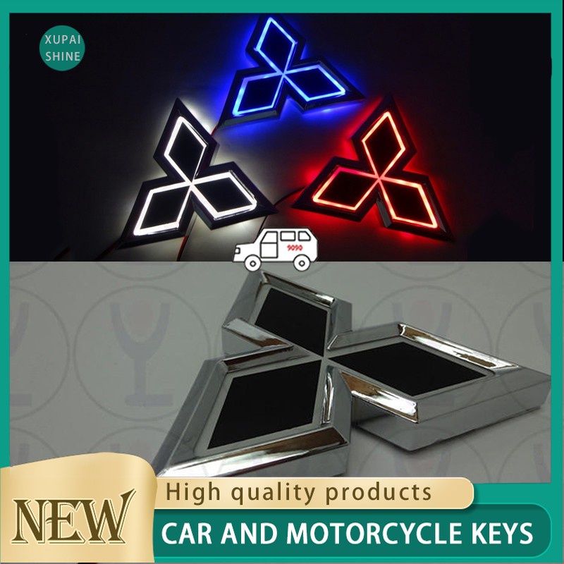 Xps ตราสัญลักษณ์ LED 5D 11.8x10.2 ซม. สําหรับตกแต่งรถยนต์ Mitsubishi ASX Ralliart Outlander Lancer