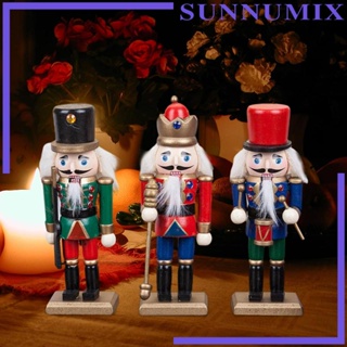 [Sunnimix] แครกเกอร์ไม้ เครื่องประดับ ของขวัญ สําหรับเด็ก 3 ชิ้น