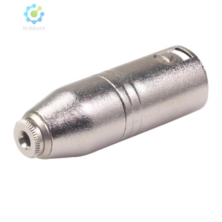 [Idduck.Th] อะแดปเตอร์ซ็อกเก็ตเชื่อมต่อไมโครโฟน 3Pin XLR ตัวเมีย เป็น 3.5 มม. ตัวผู้