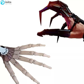 Isita ถุงมือปลอม แบบสวมนิ้วมือ ยืดหยุ่น สําหรับแต่งคอสเพลย์ฮาโลวีน