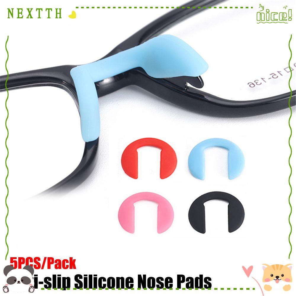 Nextth แผ่นซิลิโคนรองจมูก กันลื่น สําหรับแว่นกันแดด 5 ชิ้น/แพ็ค