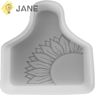 Jane แม่พิมพ์ซิลิโคน รูปดอกทานตะวัน วัว สีขาว 4.1*3.1 ซม. แฮนด์เมด DIY