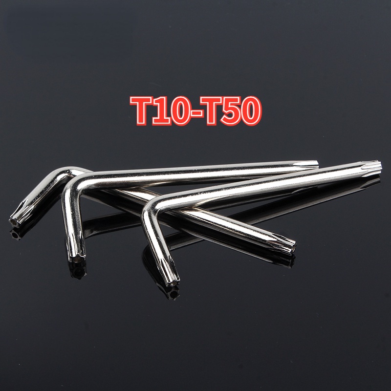 [XNY] ประแจอัลเลน ชุบนิกเกิล Torx 10T15T20-T50