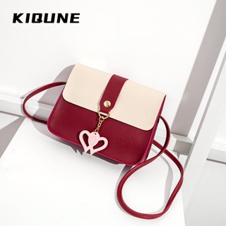 KIQUNE  กระเป๋าผู้หญิงสะพายข้าง กระเป๋าสะพาย ข้าง 2023 NEW   รุ่นใหม่ Korean Style Comfortable Beautiful GDJ23903HF 37Z230910