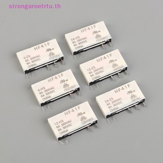 Strongaroetrtu รีเลย์พาวเวอร์ ขนาดเล็ก HF41F-24-ZS HF41F-12-ZS HF41F-5-ZS HF41F-5-HS HF41F-12-HS HF41F-24-HS 41F HF41F