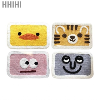 Hhihi Toilet Floor Mat  40x60cm Water Absorption Skin Friendly Non Slip Door Lovely Pattern for Household Indoor Use