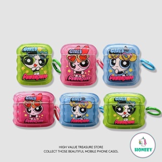 เคสหูฟังบลูทูธไร้สาย ลายการ์ตูน Powerpuff Girls น่ารัก สําหรับ Airpods 1 2 Generation Pro Pro2