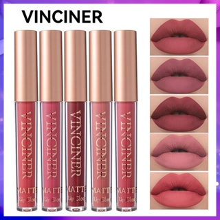 Vinciner12 สี ลิปกลอส หมอก ลิควิด ลิปสติก กันน้ํา เนื้อแมตต์ ไม่ติดถ้วย ลิปกลอส กํามะหยี่ แมตต์ ลิปสติก เครื่องสําอาง 1 ชิ้น ลิปแต่งหน้า ลิปทินท์ สีแดง ลิปกลอส กันน้ํา