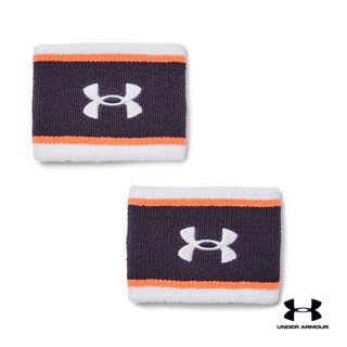 Under Armour UA Unisex Striped Performance Terry 2-Pack Wristbands อันเดอร์ อาร์เมอร์เข็มขัดกลอ์ฟสำหรับเทรนนิ่ง