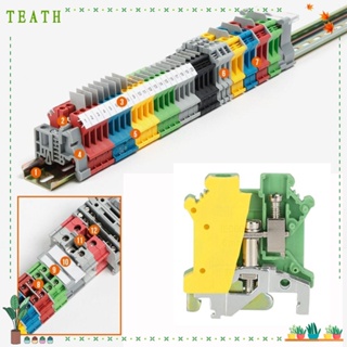 Teath บล็อกขั้วต่อสายไฟ USLKG6N 6 มม.2 แบบหนา