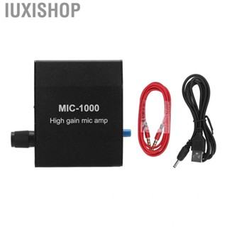 Iuxishop Microphone Amplifier Mic Audio Amp High Gain 1000 Times Amplification Accessory