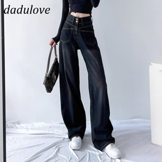 DaDulove💕 New American Ins High Street Retro Jeans Niche High Waist Loose Wide Leg Pants plus Size Trousers