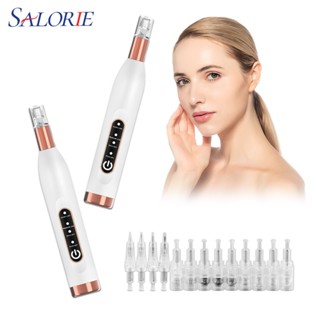 Salorie ใหม่ เครื่องดนตรีไฟฟ้า ไมโครคริสตัล แสงไฟ ร้านเสริมสวย ไมโคร คริสตัล เครื่องมือความงาม ในครัวเรือน เอสเซ้นส์หน้า ไฟฟ้า รุ่น