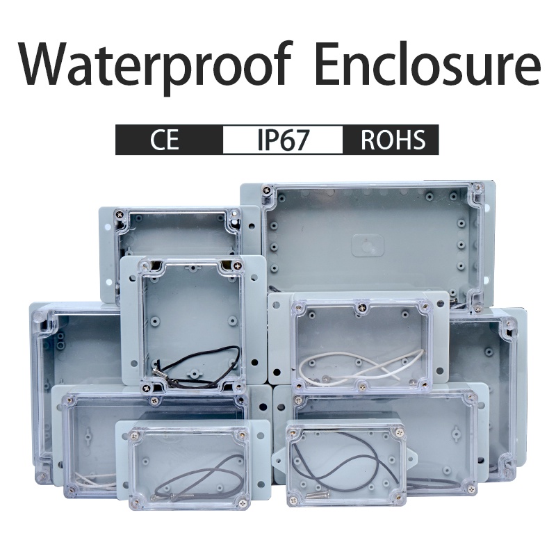 IP67 Plastic Transparent Box Waterproof Enclosure Electronic Project Outdoor Instrument Electrical P