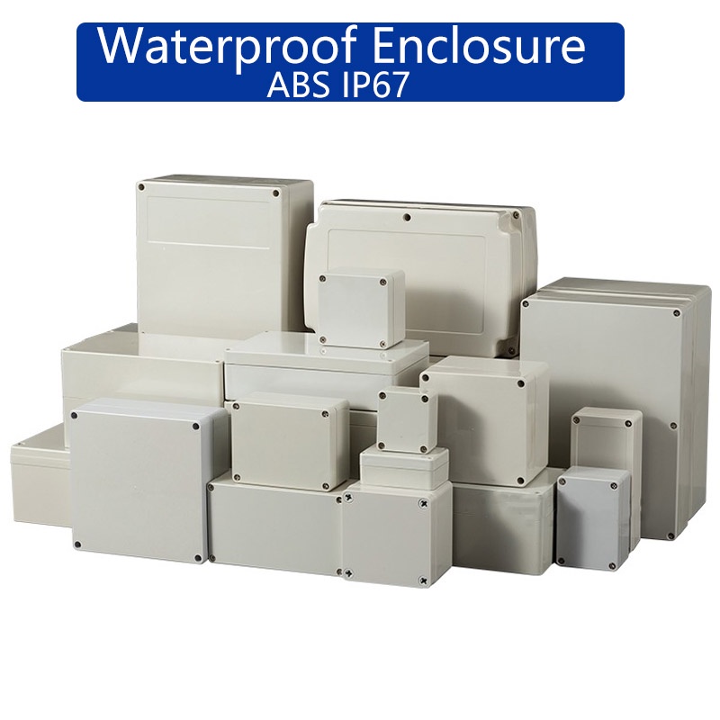 F-type ABS new material Ip67 waterproof junction box Plastic housing Ip67 Outdoor electronic safe mo