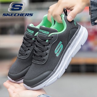 Skechers_ MAX CUSHION รองเท้าผ้าใบลําลอง ผ้าตาข่าย ระบายอากาศ เหมาะกับการวิ่ง แฟชั่นฤดูร้อน สําหรับผู้ชาย และผู้หญิง