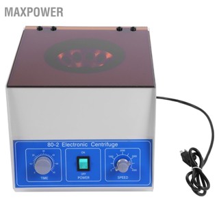 Maxpower เดสก์ท็อปไฟฟ้า Lab Centrifuge ห้องปฏิบัติการทางการแพทย์ 4000rpm 12x20ml US Plug 110V