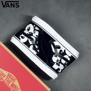 Sp2-230904 Wan33ce Sk8-hi รองเท้าผ้าใบลําลองแฟชั่น น้ําหนักเบา ระบายอากาศ ลายกราฟฟิตี้เอเลี่ยน Sekolah เหมาะกับฤดูร้อน สําหรับผู้ชาย ผู้หญิง