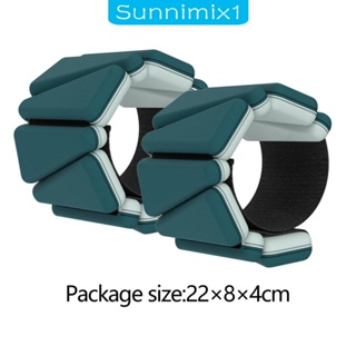 [Sunnimix1] สร้อยข้อเท้า ซิลิโคน ถ่วงน้ําหนัก 2 ชิ้น สําหรับผู้หญิง ผู้ชาย วิ่ง เล่นโยคะ วิ่งจ๊อกกิ้ง ยิมนาสติก