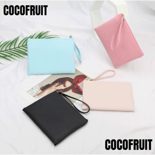 Cocofruit กระเป๋าเครื่องสําอาง กระเป๋าถือ มีซิป กันน้ํา แบบพกพา สะดวก สําหรับผู้หญิง