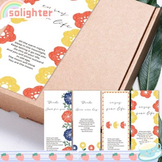 Solighter สติกเกอร์ซีล ลาย Thank You สร้างสรรค์ สําหรับตกแต่งปาร์ตี้ 50 ชิ้น