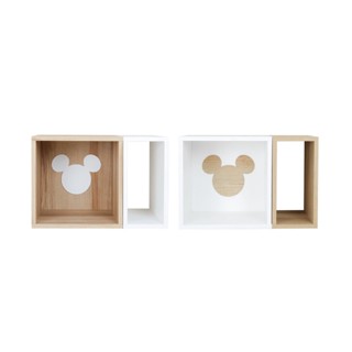 Koncept furniture เซตกล่องเก็บของ 2 ชิ้น Disney รุ่น MICKEYCUBE-C/2S (52 x 30 x 35 ซม. : ชิ้น)