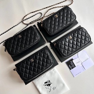 [ข้อเสนอพิเศษ] Ch @ EL Black Rhombus mini Chain Bag Fragrance mini Cross-body Bag Chanel Shoulder Bag * Mobile Phone Bag Chanel Style Waist Bag Chanel Style Chest Bag Mobile Phone